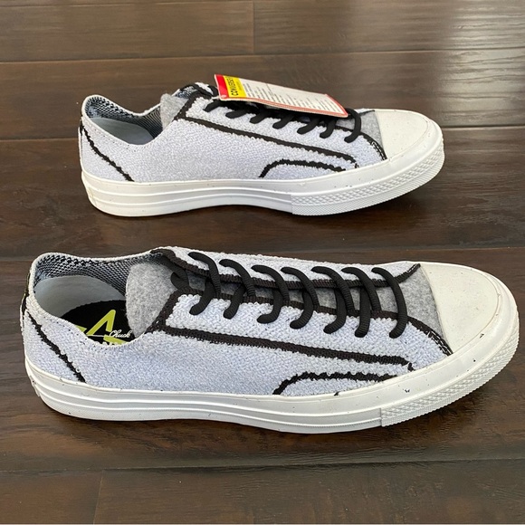 New Without Box Converse Chuck Taylor All Star Men's Sneaker Gray & Black Size 9 - Picture 3 of 7